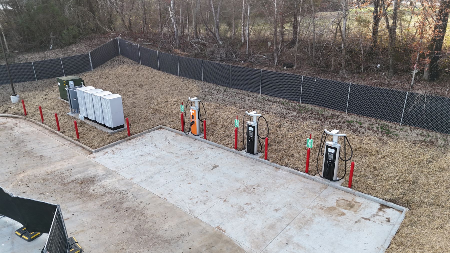 EV charging station installed by Tesa